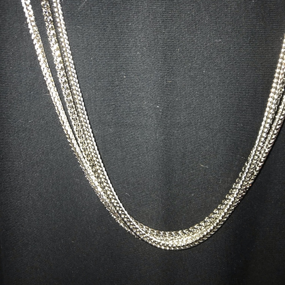 DEAL All 3 Stainless steel 34” chain necklaces
